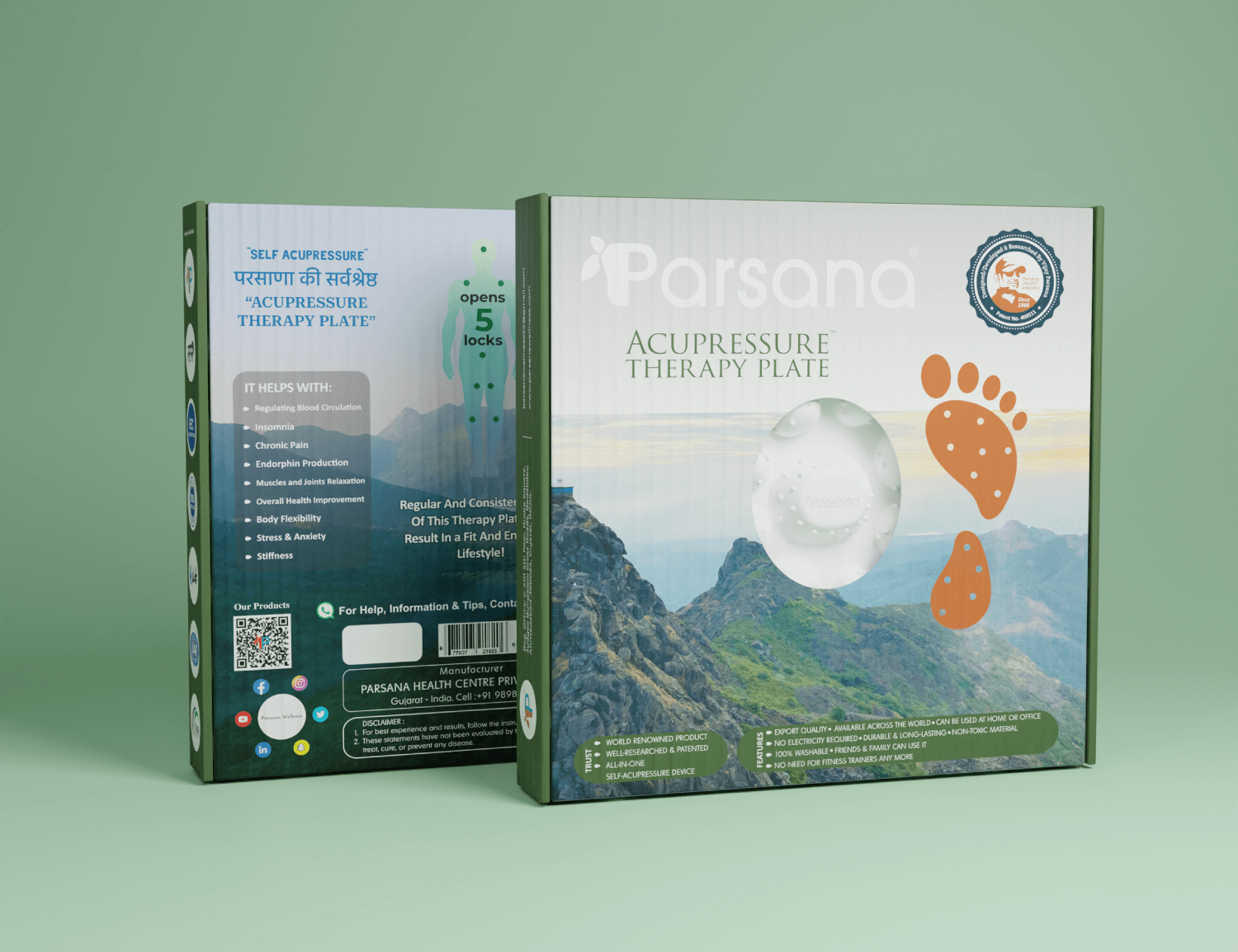 Parsana Acupressure Therapy Plate