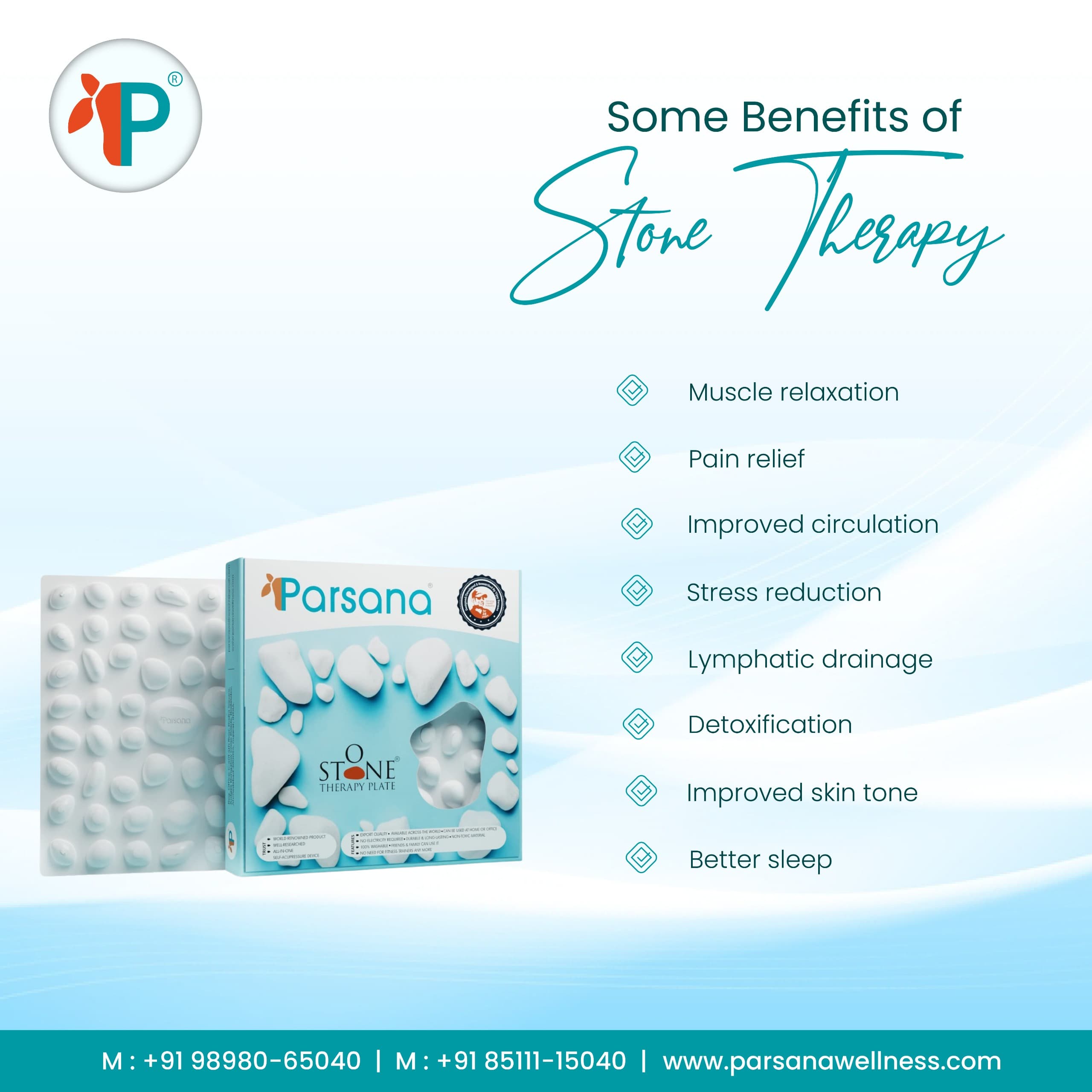 Parsana Stone Therapy Plate