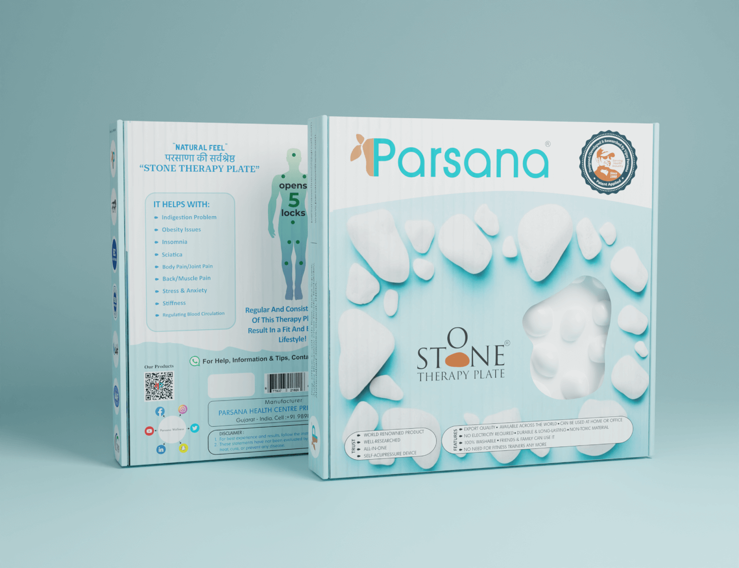 Parsana Stone Therapy Plate